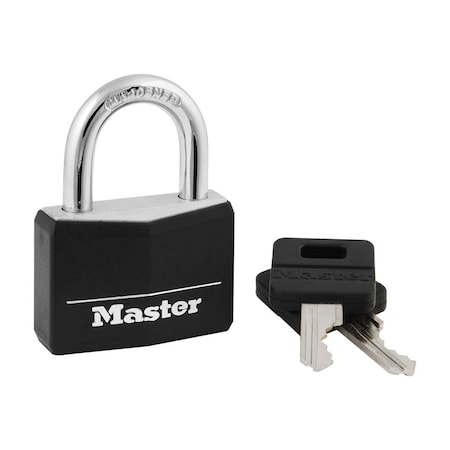 Master Lock Master Lock 1-5/16 in. H X 1/2 in. W X 1-9/16 in. L Vinyl Covered Double Locking Covered Padlock 141D